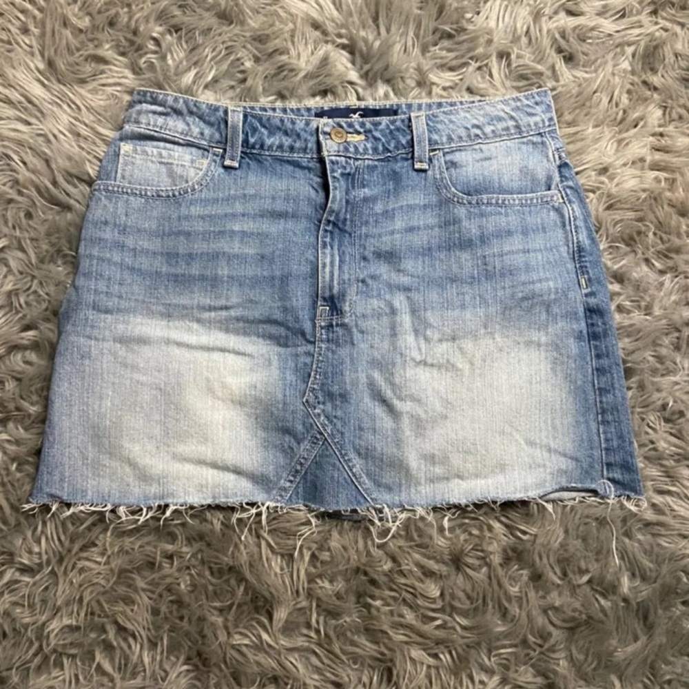 mini jean skirt